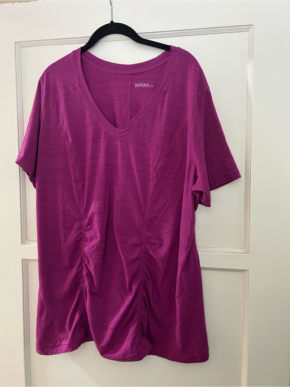 Zella t-shirt, purple, 3X